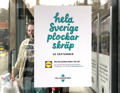 Lidl stöttar Håll Sverige Rent-dagen