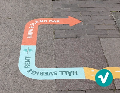 Dekal mot nedskräpning