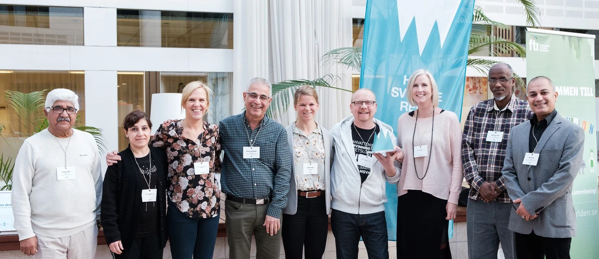 Representanter från Borås, vinnare av Årets Håll Sverige Rent-kommun 2019