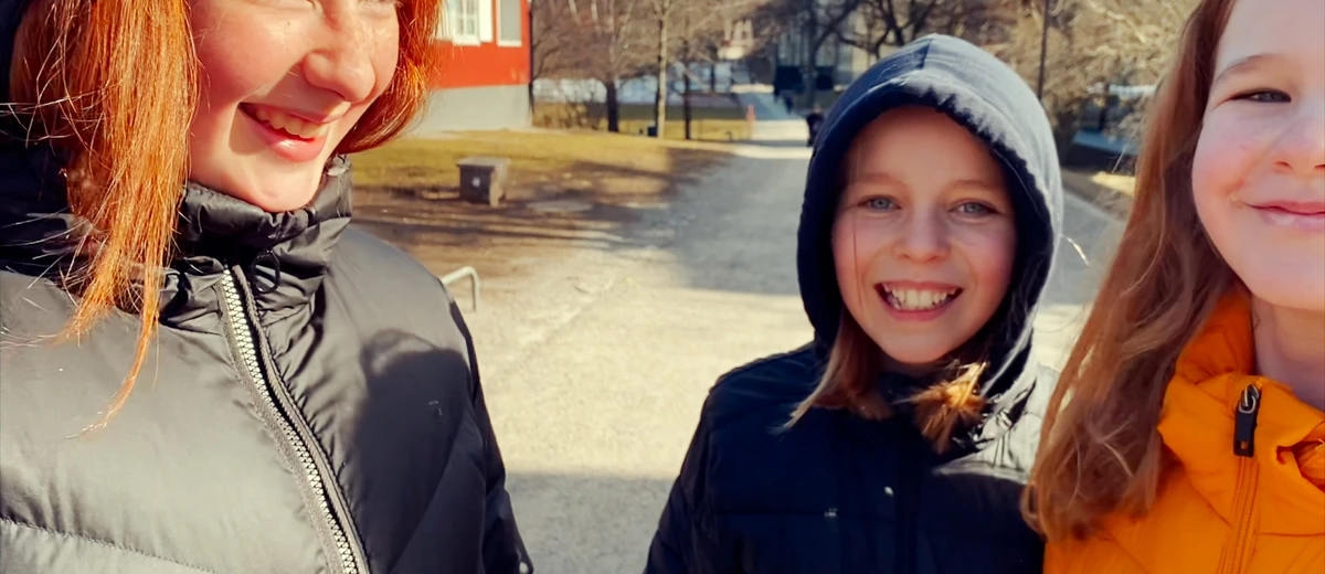 Adolf Fredriks musikklasser sjunger om skräp