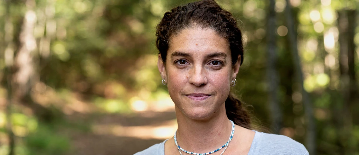 Bethanie Carney Almroth, ansvarig forskare i Plastexperimentet. Foto: Johan Wingborg