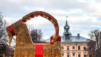 Julbocken i Gävle. Foto: Shutterstock