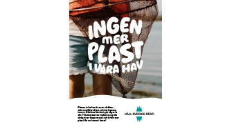 Liten bild plast i håven