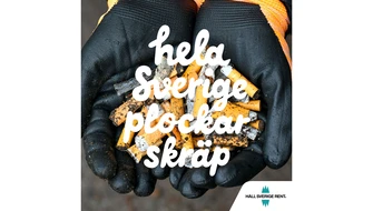 Exempelbild sociala medier Hela Sverige plockar skräp