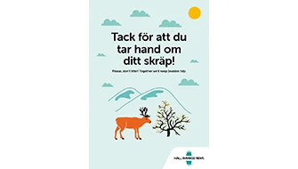 Bild på tackaffisch fjäll