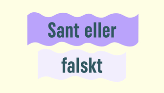 Grön Flagg sant eller falskt