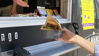 Flerfångsmatlåda vid Västerås Cityfestival