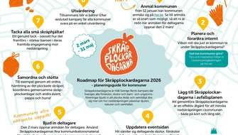 Roadmap för kommuner om hur de kan lägga upp Skräpplockardagarna