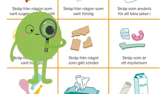 Skräpbingo skräpdeckare