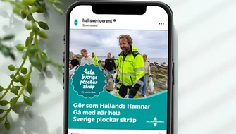 Kampanjpartner annons Hela Sverige plockar skräp
