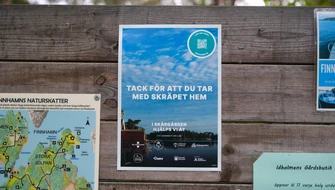 Stor satsning ska få fler skärgårdsbesökare att panta mer och ta med skräpet hem