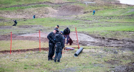 Skräpplockning i Åre. Foto: SkiStar/Fredrik Thulin