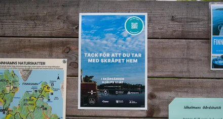Stor satsning ska få fler skärgårdsbesökare att panta mer och ta med skräpet hem
