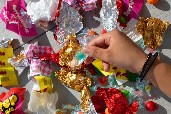 Bild på godispapper