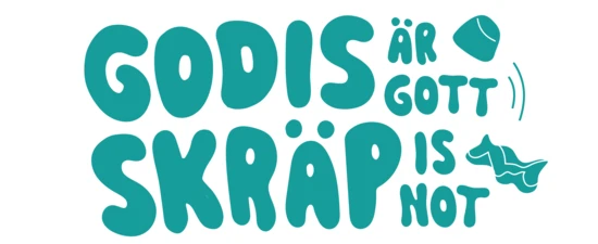 Godis är gott logotyp