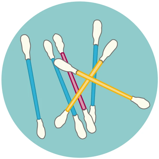 Illustration av tops. 