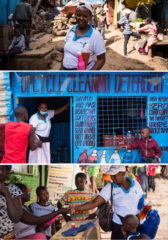 Gladys Wanjiru, entreprenör i projektet Miljö som Business