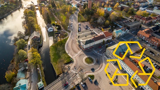 Säffle Kommun plockar skräp