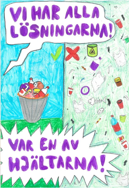 Affischtävling Stoppa skräpet