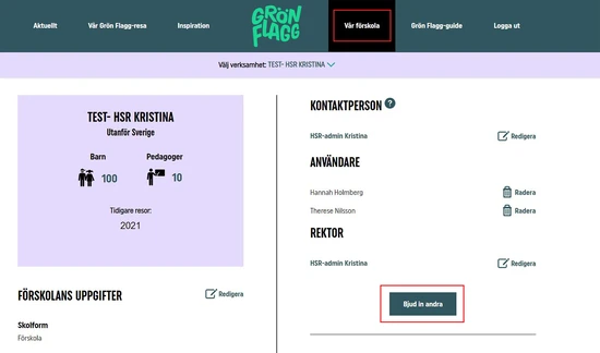 Grön Flagg - Bjud in