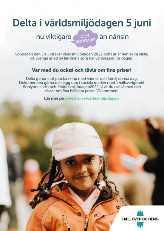 affisch världsmiljödagen