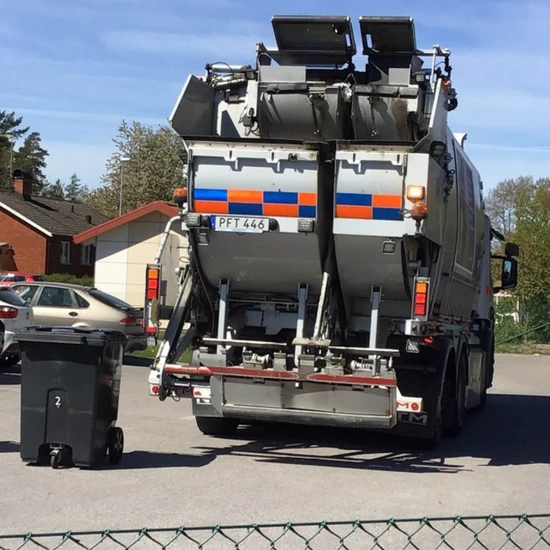 Sopor hämtas på Backsippans förskola