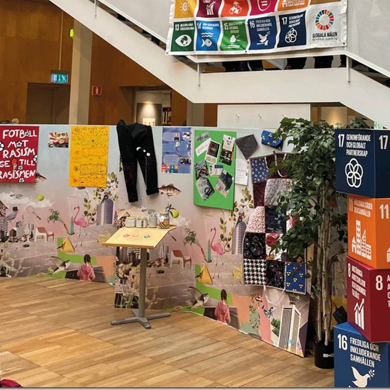 Apelgårdsskolans utställning