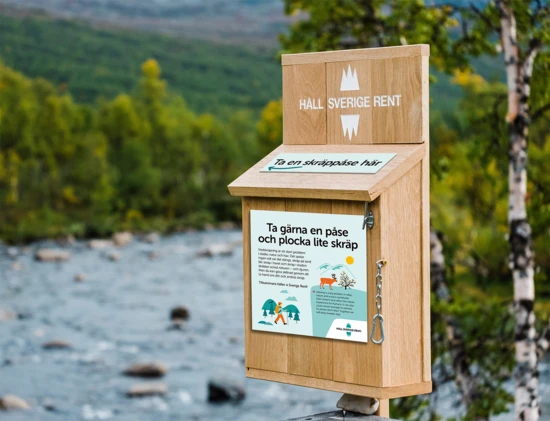 Påsholk i fjällmiljö