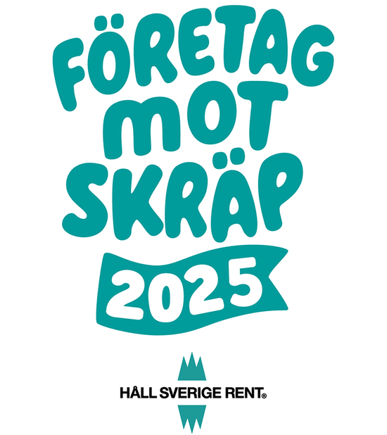 Håll Sverige Rent - Företag mot skräp 2025 logotyp