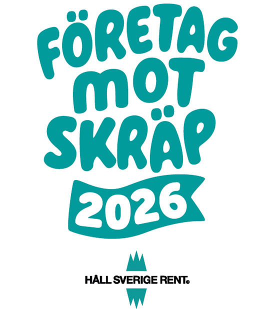 Företag mot skräp logotyp 2026 mindre